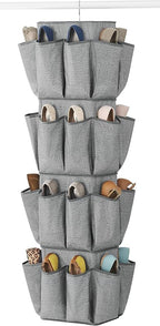 Whitmor Rotating Crosshatch Gray Closet Organizer 10 x 15 x 48 inches - Image 3