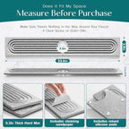 Stone Kitchen Sink Faucet Mat, Premium Upgraded Diatomite Drying Stone Mat & - Image 3