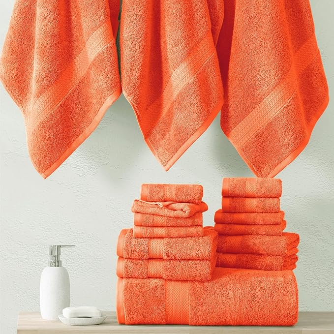 Lane Linen 100% Luxury Cotton Towel Set - Image 7