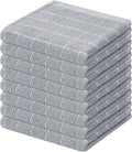 Mordimy 100% Cotton Terry Cloth Dish Cloths, Soft and Absorbent Checkered Dish by Mordimy