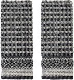 SKL Home Lewis 100% Cotton Premium 2-Piece Hand Towel Set, 600 GSM, Reversible by SKLHomebySaturdayKnightLtd
