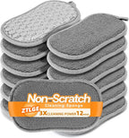 Multi-Purpose Scrub Kitchen Sponges – 12 Pack Dish Sponge, Dual-Sided by Unknown