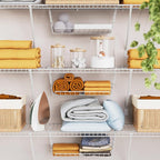 ClosetMaid Hideaway Behind-the-Hangers Hanging Wire Shelf - Image 3