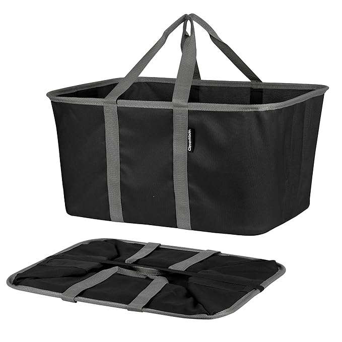 CleverMade Collapsible Laundry Tote 2-Pack – Foldable Carry-All Storage Bin - Image 7
