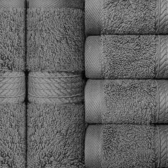 Superior Solid Egyptian Cotton Face Towel Set - Image 3