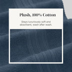Modern Threads Ophelia 6-Piece 100% Cotton Towel Set – Reversible Yarn Dyed - Image 5
