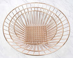 RSVP International Hanging Storage Collection 3-Tier Baskets, Copper Wire - Image 2