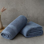 Fabdreams 100% Organic Cotton Bath Sheet Set of 2 700 GSM Oversized Towels - Image 2