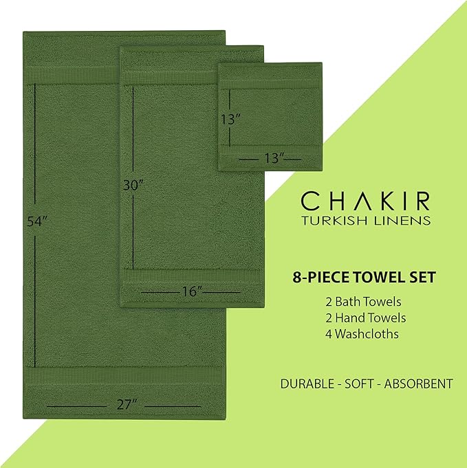 Chakir Turkish Linens | Hotel & Spa Quality 100% Cotton Premium Turkish Towels - Image 6