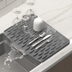 Silicone Dish Drying Mat for Kitchen Counter or Sink by Unknown
