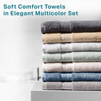 Fabdreams 100% Organic Cotton Bath Towel Set of 6 700 GSM Hotel Premium Plush - Image 5
