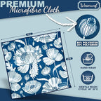 WESERWEF Design Microfiber Glasses Cleaning Cloth – Premium Cleaning Cloth - Image 2
