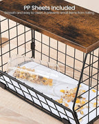 2-Tier Fruit Basket for Kitchen, Stackable Hanging Basket Wire Baskets - Image 4