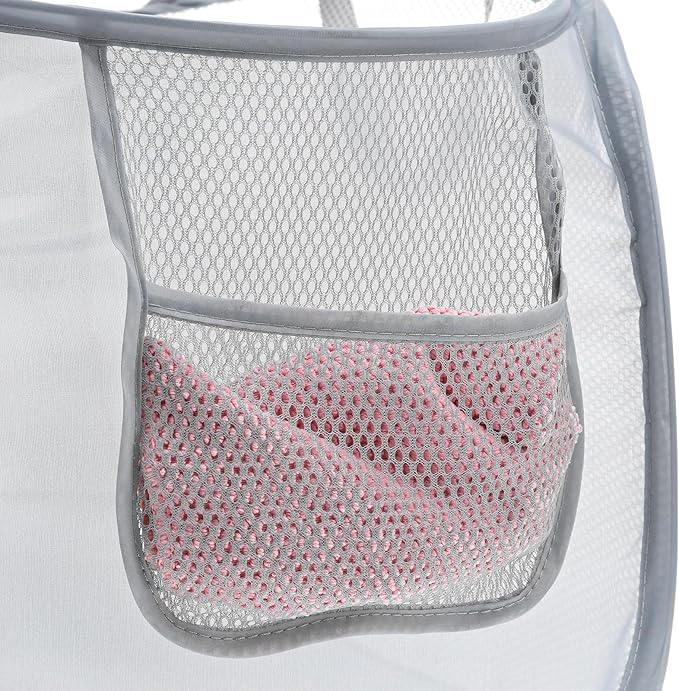 4 Pcs Foldable Pop Up Laundry Hampers, Mesh Laundry Basket - Image 3