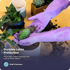 FMP Brands 3/6/12/60 Pairs 15 Inch Extra Long Rubber Dishwashing Gloves - Image 5