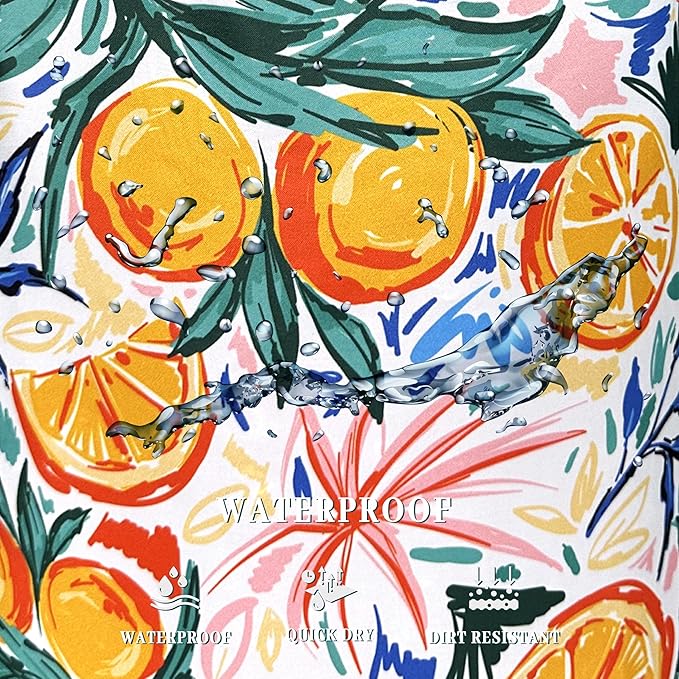 Tropical Fruit Orange Laundry Hamper Summer Colorful Laundry Basket - Image 5