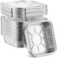 MontoPack 8” Disposable Aluminum Foil Square Baking Pans | 8 x 8 Cake Pan Tin by MontoPack