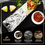 Aluminum Heavy Duty Tin Foil Roll – 12 inch wide x164 ft Length, 161 sq ft – - Image 9