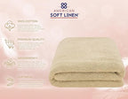 American Soft Linen 100% Cotton 600 GSM Turkish 40x80 Oversized Bath Towel Sheet - Image 4