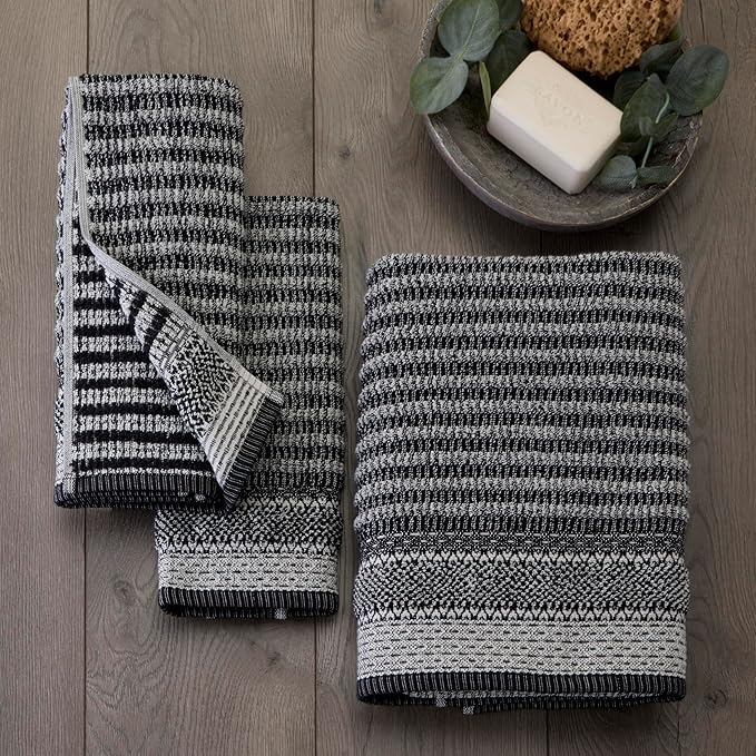 SKL Home Lewis 100% Cotton Premium 2-Piece Hand Towel Set, 600 GSM, Reversible - Image 5