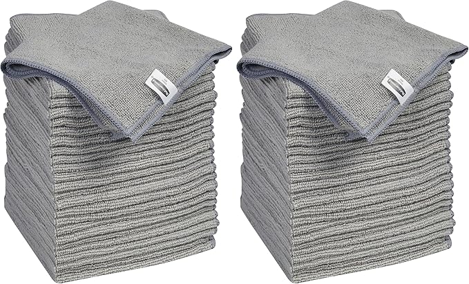 Rubbermaid Microfiber Cloth Towels 14"x14" Non-Scratch Reusable/Washable by Rubbermaid