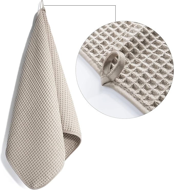 POLYTE 430 GSM Microfiber Lint Free Hand Towel, 16 x 30 in, 4 Pack - Image 3
