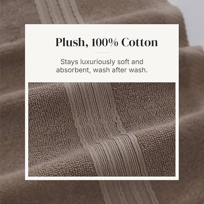 Modern Threads Ophelia 6-Piece 100% Cotton Towel Set – Reversible Yarn Dyed - Image 5