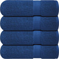 Infinitee Xclusives Luxury 100% Ring-Spun Cotton Bath Towels Set of 4 – Soft by InfiniteeXclusives