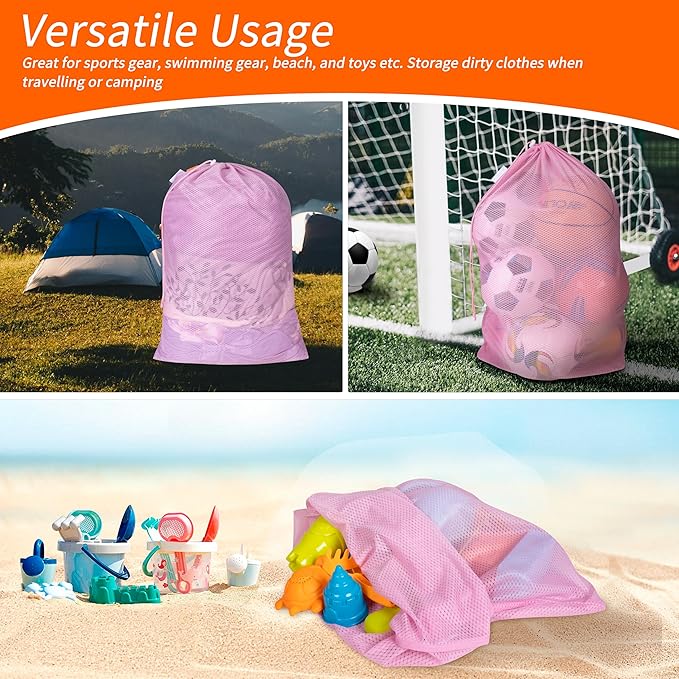Polecasa Heavy Duty Diamond Large Mesh Laundry Bag - Image 7