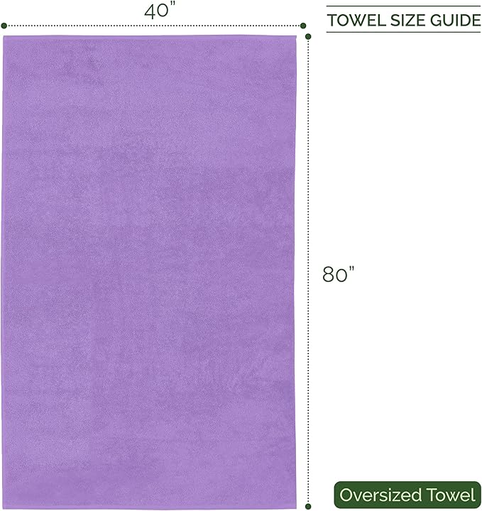 Elegant Comfort Three Line Popcorn Extra Large Luxury Bath Towel - Image 4