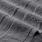 White Classic Wealuxe Grey Towels - Image 8