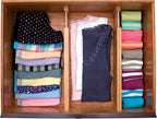 Lipper International 8895 Bamboo Wood Custom Fit Adjustable Dresser Drawer - Image 3