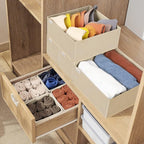 Criusia Drawer Organizer Clothes, 8 Pack Underwear Drawer Organizer, Foldable - Image 9