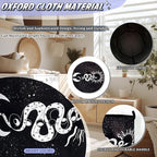 Funny Snakes Laundry Basket Oxford Cloth Sun Starry Sky Moon Laundry Hamper - Image 6