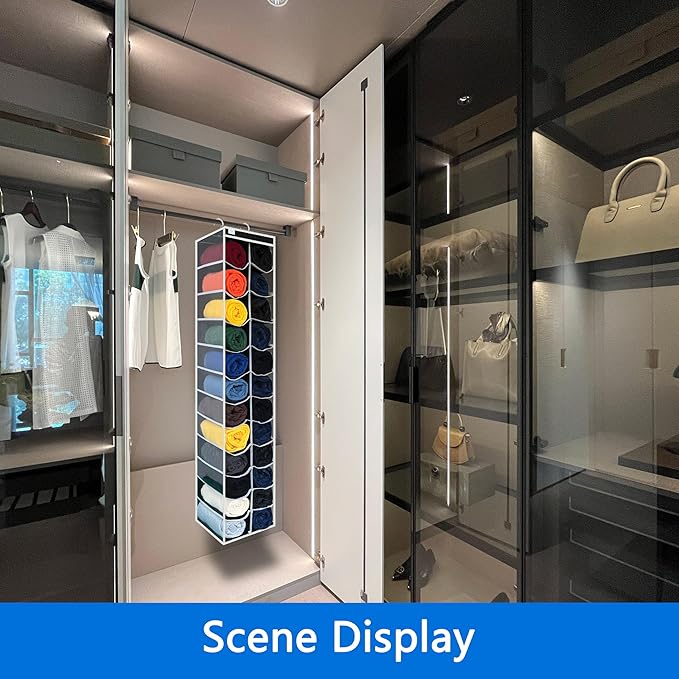 Closet Organization, 24 Section, Hanging Closet Organizer, Space saving - Image 3