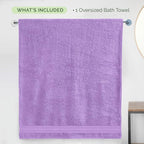Elegant Comfort Three Line Popcorn Extra Large Luxury Bath Towel - Image 5