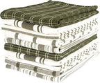 KAF Home Assorted Flat Kitchen Towels | 100% Cotton by KAFHome