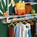 ClosetMaid Hideaway Behind-the-Hangers Hanging Wire Shelf - Image 2