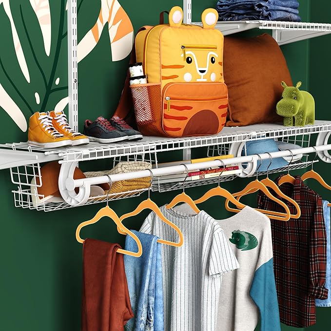 ClosetMaid Hideaway Behind-the-Hangers Hanging Wire Shelf - Image 2