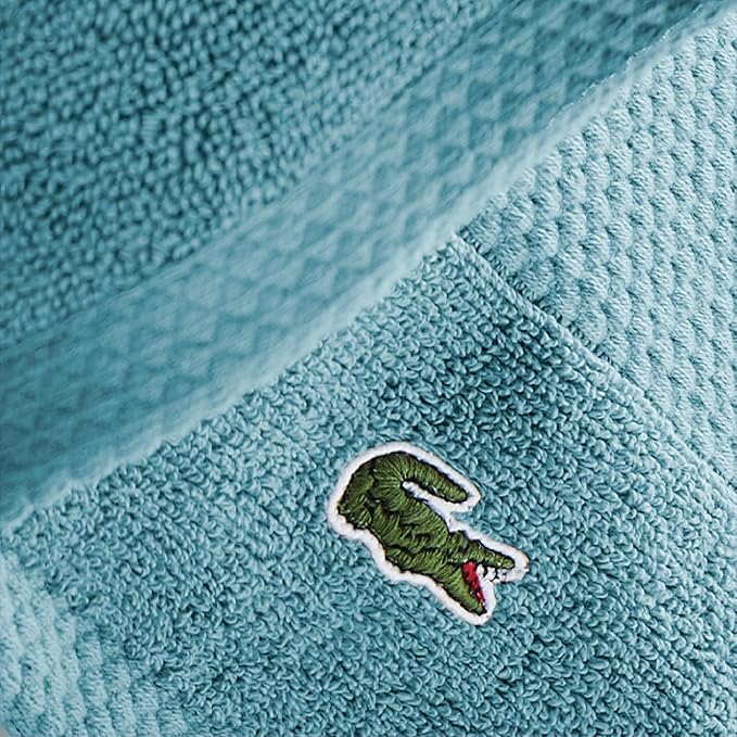 Lacoste Heritage 100% Supima Cotton Bath Towel, Premium Super Soft Bath Towel - Image 3