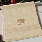 3 Pcs Mini Baby Highland Cow Hand Towels - Image 3