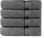 COTTON CRAFT - 4 Pack -Ultra Soft Oversized Extra Large Bath Towels 30x54 by COTTONCRAFT