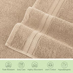 Elegant Comfort Luxury 6-Piece Towel Set, Premium Soft 100% Turkish Cotton - Image 8