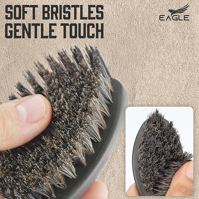 Hat Brush for Felt and Wool – Soft Horsehair Bristles for Cleaning Cowboy Hats - Image 4