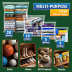 Large 3 Gallon Zippered Plastic Bags - Image 3