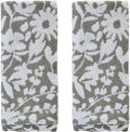 SKL Home Bedford Floral 100% Cotton Premium 2-Piece Hand Towel Set, 600 GSM by SKLHomebySaturdayKnightLtd
