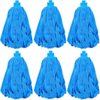 Microfiber Cloth String Mop Head Refill, Loop End Screw On Mop Head Compatible by EaseYourDay