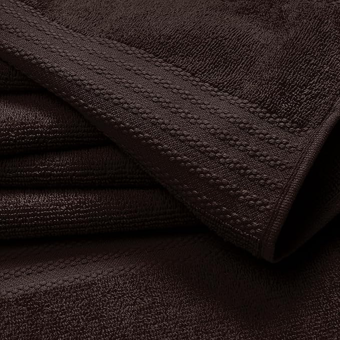 GLAMBURG Ultra Soft 6-Piece Hand Towel Set 16x28-100% Ringspun Cotton - Image 2