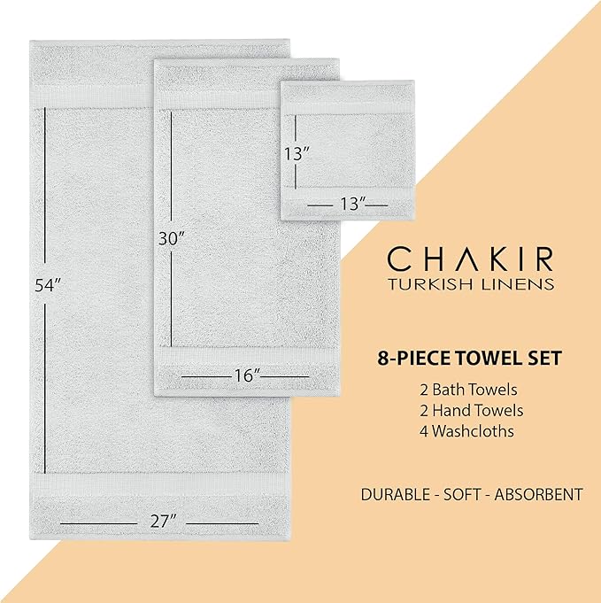 Chakir Turkish Linens | Hotel & Spa Quality 100% Cotton Premium Turkish Towels - Image 6