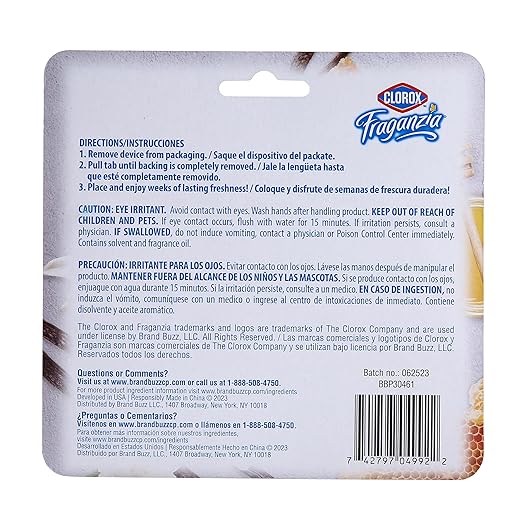 Clorox Fraganzia Small Rooms Air Freshener, Vanilla Honeycomb Scent - Image 5
